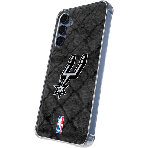 NBA San Antonio Spurs Dark Rust Galaxy A55 5G Clear Case