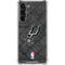 NBA San Antonio Spurs Dark Rust Galaxy S24 FE Clear Case