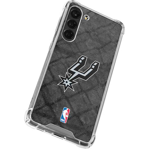 NBA San Antonio Spurs Dark Rust Galaxy S24 FE Clear Case
