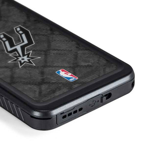 NBA San Antonio Spurs Dark Rust Galaxy S24 Plus Waterproof Case