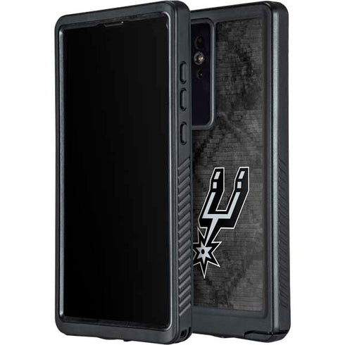NBA San Antonio Spurs Dark Rust Galaxy S24 Ultra Waterproof Case