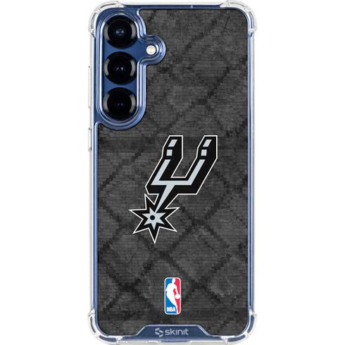 NBA San Antonio Spurs Dark Rust Galaxy S25 Plus Clear Case