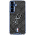 NBA San Antonio Spurs Dark Rust Galaxy S25 Plus Clear Case
