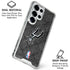 NBA San Antonio Spurs Dark Rust Galaxy S25 Ultra Clear Case
