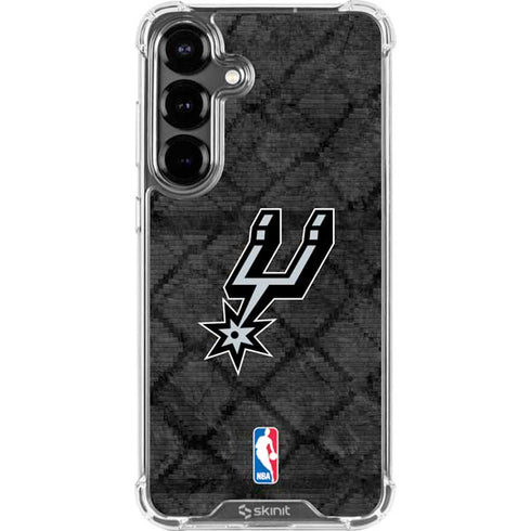 NBA San Antonio Spurs Dark Rust Galaxy S26 Clear Case