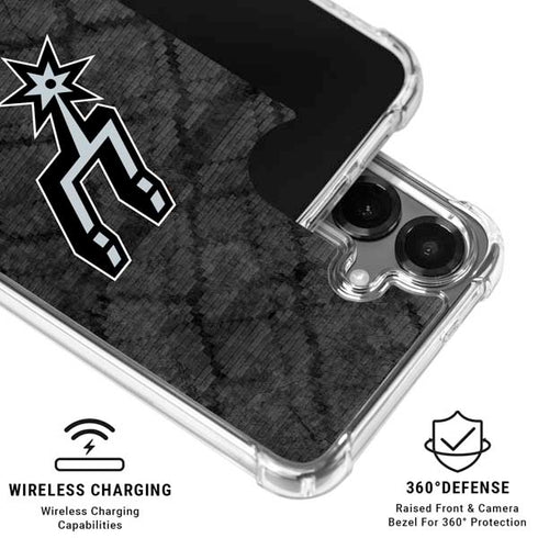 NBA San Antonio Spurs Dark Rust Galaxy S26 Clear Case
