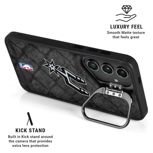 NBA San Antonio Spurs Dark Rust Galaxy S26 Kickstand Case