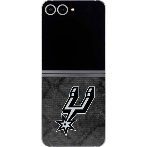 NBA San Antonio Spurs Dark Rust Galaxy Z Flip6 Skin