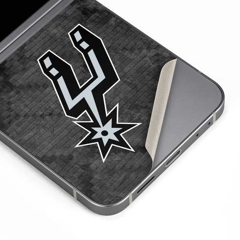NBA San Antonio Spurs Dark Rust Galaxy Z Flip6 Skin