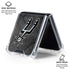 NBA San Antonio Spurs Dark Rust Galaxy Z Flip6 Clear Case