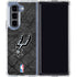 NBA San Antonio Spurs Dark Rust Galaxy Z Fold5 5G Clear Case