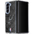 NBA San Antonio Spurs Dark Rust Galaxy Z Fold5 5G Clear Case