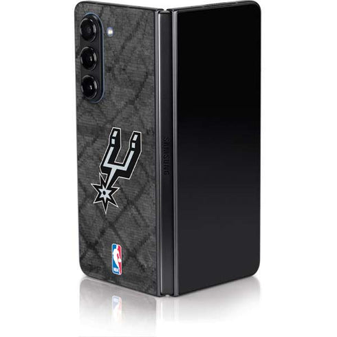 NBA San Antonio Spurs Dark Rust Galaxy Z Fold5 5G Skin