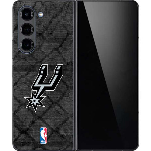 NBA San Antonio Spurs Dark Rust Galaxy Z Fold5 5G Skin