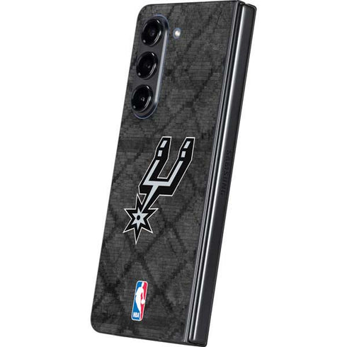 NBA San Antonio Spurs Dark Rust Galaxy Z Fold5 5G Skin
