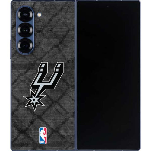 NBA San Antonio Spurs Dark Rust Galaxy Z Fold6 Skin