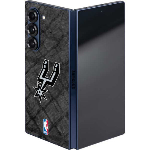 NBA San Antonio Spurs Dark Rust Galaxy Z Fold6 Skin