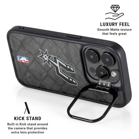 NBA San Antonio Spurs Dark Rust iPhone 13 Pro Kickstand Case