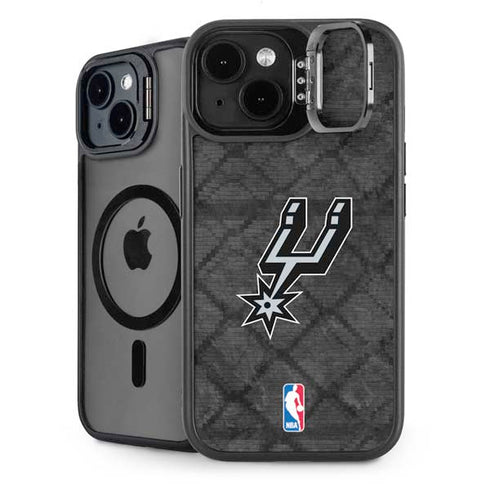 NBA San Antonio Spurs Dark Rust iPhone 14 Plus Kickstand Case
