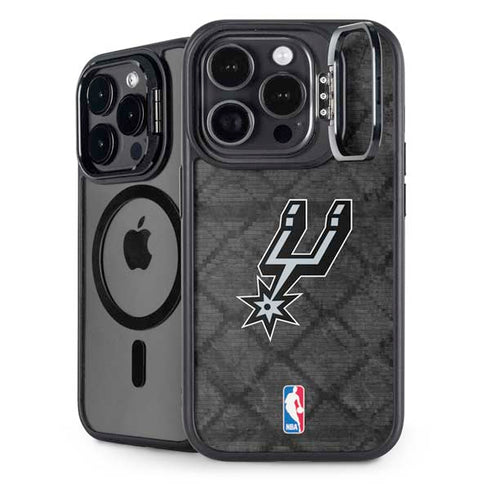 NBA San Antonio Spurs Dark Rust iPhone 14 Pro Max Kickstand Case