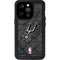 NBA San Antonio Spurs Dark Rust iPhone 15 Pro Waterproof Case