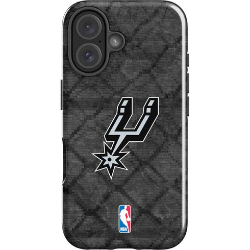 NBA San Antonio Spurs Dark Rust iPhone 16 Impact Case