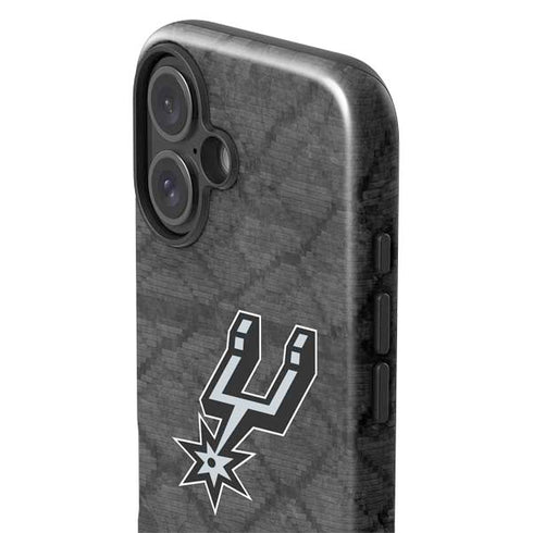 NBA San Antonio Spurs Dark Rust iPhone 16 Impact Case