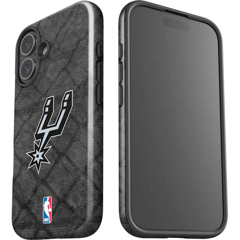 NBA San Antonio Spurs Dark Rust iPhone 16 Impact Case