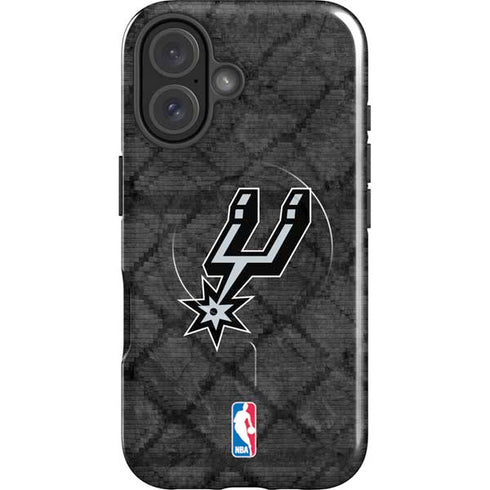 NBA San Antonio Spurs Dark Rust iPhone 16 Magsafe Impact Case