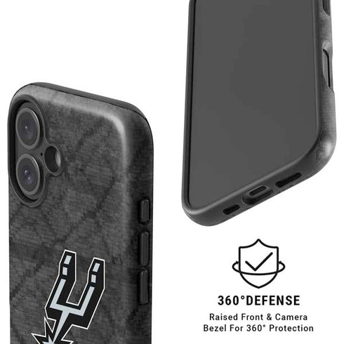 NBA San Antonio Spurs Dark Rust iPhone 16 Magsafe Impact Case