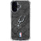 NBA San Antonio Spurs Dark Rust iPhone 16 Plus Clear Case