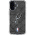 NBA San Antonio Spurs Dark Rust iPhone 16 Plus Clear Case