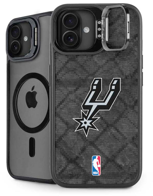 NBA San Antonio Spurs Dark Rust iPhone 16 Plus Kickstand Case