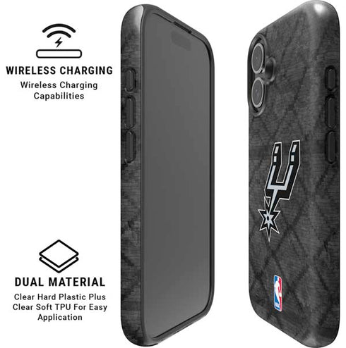 NBA San Antonio Spurs Dark Rust iPhone 16 Plus Magsafe Impact Case