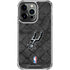 NBA San Antonio Spurs Dark Rust iPhone 16 Pro Clear Case