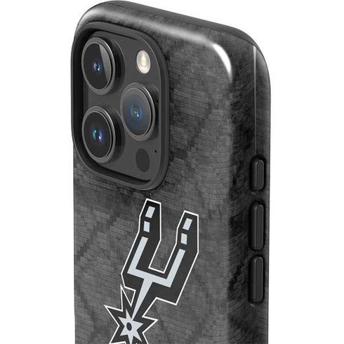NBA San Antonio Spurs Dark Rust iPhone 16 Pro Impact Case