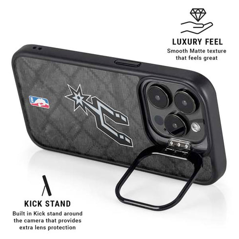 NBA San Antonio Spurs Dark Rust iPhone 16 Pro Kickstand Case