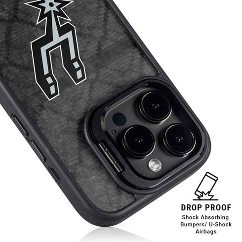 NBA San Antonio Spurs Dark Rust iPhone 16 Pro Kickstand Case