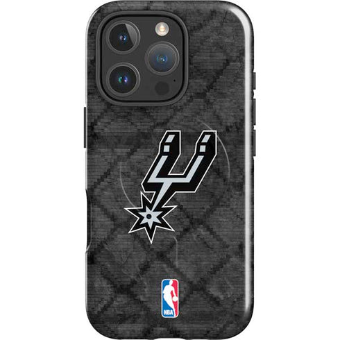 NBA San Antonio Spurs Dark Rust iPhone 16 Pro Magsafe Impact Case