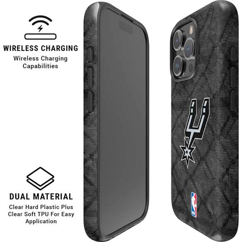 NBA San Antonio Spurs Dark Rust iPhone 16 Pro Magsafe Impact Case