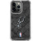 NBA San Antonio Spurs Dark Rust iPhone 16 Pro Max Clear Case