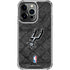 NBA San Antonio Spurs Dark Rust iPhone 16 Pro Max Clear Case