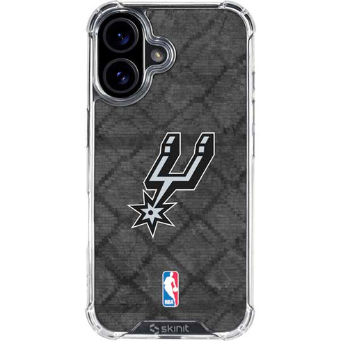 NBA San Antonio Spurs Dark Rust iPhone 17 Clear Case