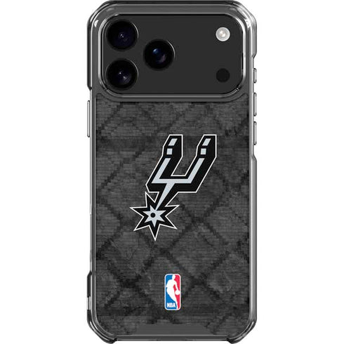 NBA San Antonio Spurs Dark Rust iPhone 18 Pro Max Clear Case