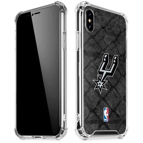 NBA San Antonio Spurs Dark Rust iPhone X/XS Clear Case
