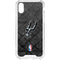 NBA San Antonio Spurs Dark Rust iPhone XS Clear Case