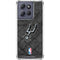NBA San Antonio Spurs Dark Rust Moto G 5G (2025) Clear Case