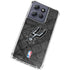 NBA San Antonio Spurs Dark Rust Moto G 5G (2025) Clear Case