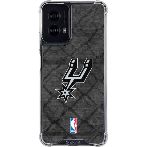 NBA San Antonio Spurs Dark Rust Moto G Power 5G (2024) Clear Case