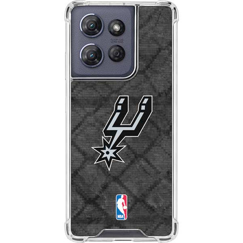 NBA San Antonio Spurs Dark Rust Moto G Power 5G (2025) Clear Case